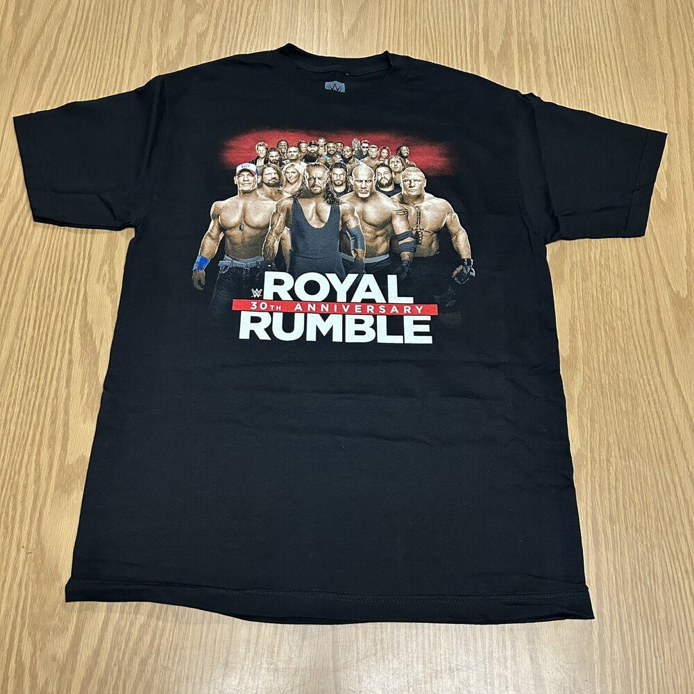 WWE 2017 Royal Rumble T-Shirt San Antonio Men’s Medium Undertaker Wrestle Mania